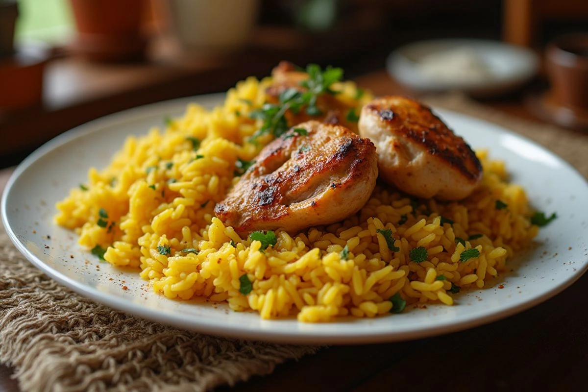 Chicken and Yellow Rice Recipe