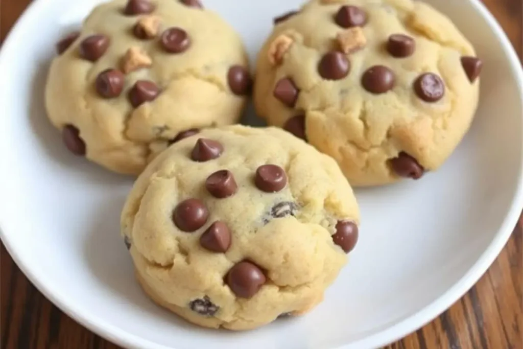 A batch of Disney chocolate chip cookies on a cooling rack, baked with metric measurements for a perfect golden-brown finish.